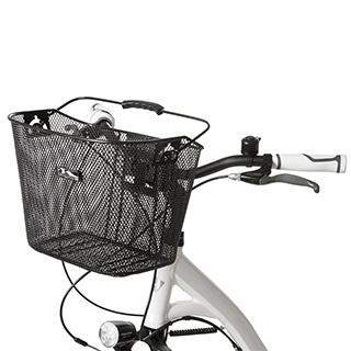 M-WAVE QR FRONT WIRE BASKET BLACK