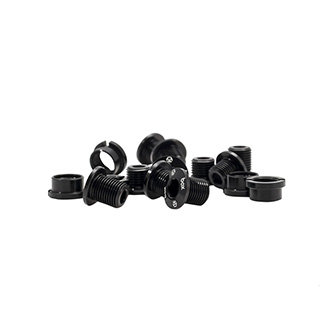 BOX ONE ALLOY C/RING BOLTS BLK