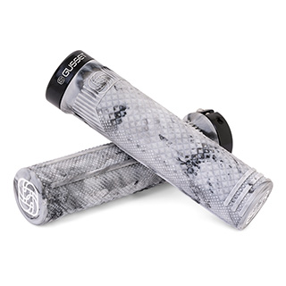 GUSSET S2 LOCK ON GRIPS GRY MARBLE