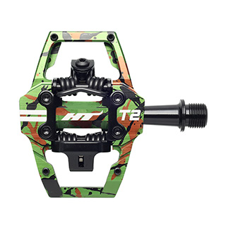 HT T-2 CLIP PEDALS SB GRN CAMO