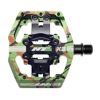HT X-3 CLIP PEDALS SB GRN CAMO