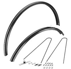 DC ENE F-2 MUDGUARDS BLACK