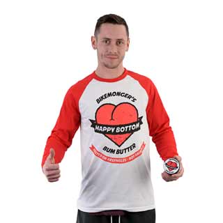 HAPPY BOTTOM B.BALL TEE RED Md