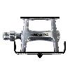 image of Genetic Pro Track Pedal - silver and black