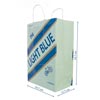 image of The Light Blue Paper Carrier Bag dimensions