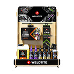 WELDTITE WOODEN DT COUNTER DISPLAY ONLY