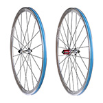 Halo Devaura RS2 700c Wheels - Silver with Black Spokes